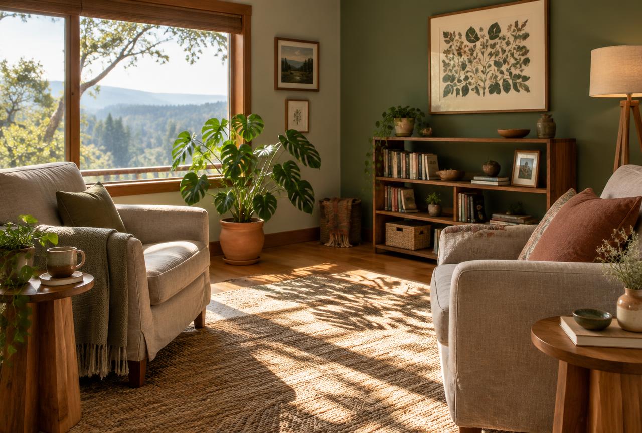 Welcoming therapy space